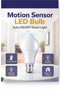Motion Sensor LED Bulb – Auto ON/OFF, Energy Saving Smart Light