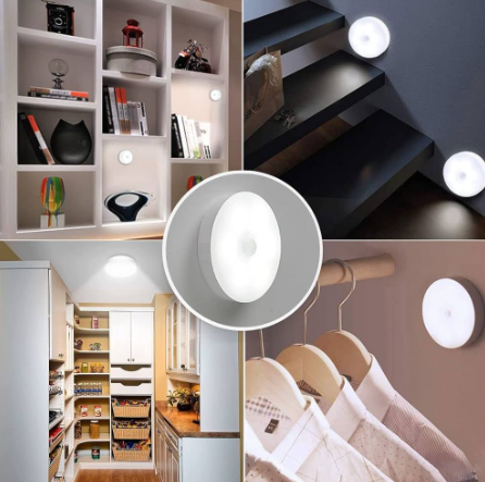 Motion Sensor LED Light – Rechargeable, No Wiring Needed